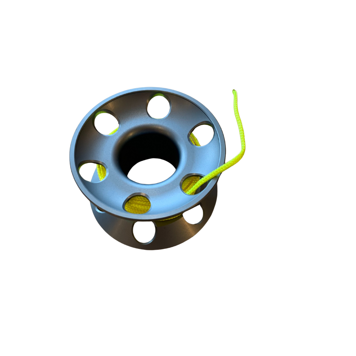 Nautilus 15m Aluminium Spool with Flo Yellow Line