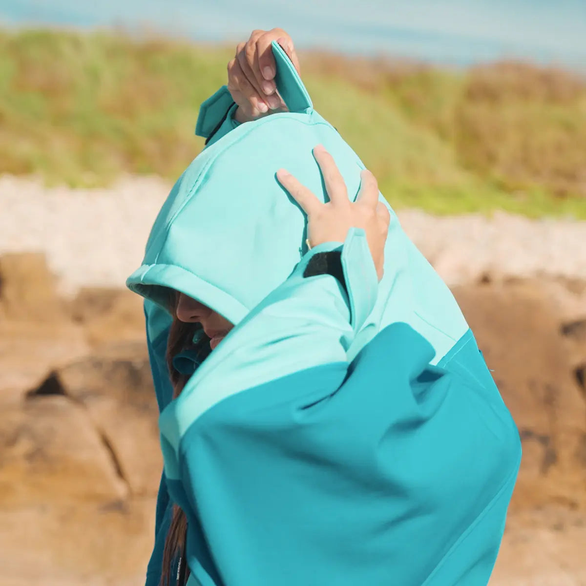 White Water Robe Adults Soft Shell White Water