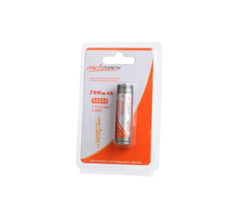 OrcaTorch 14500 Battery 750Mah ORCA TORCH