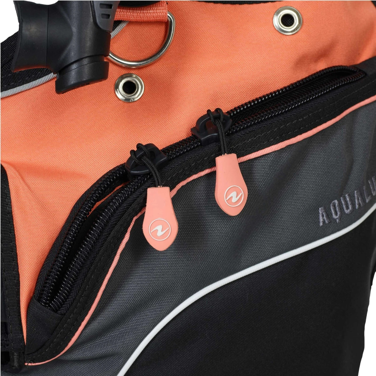 Aqualung Axiom BCD Female Black and Coral