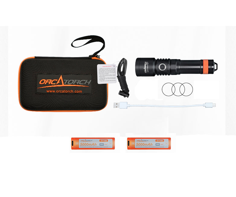OrcaTorch D710 Dive Torch