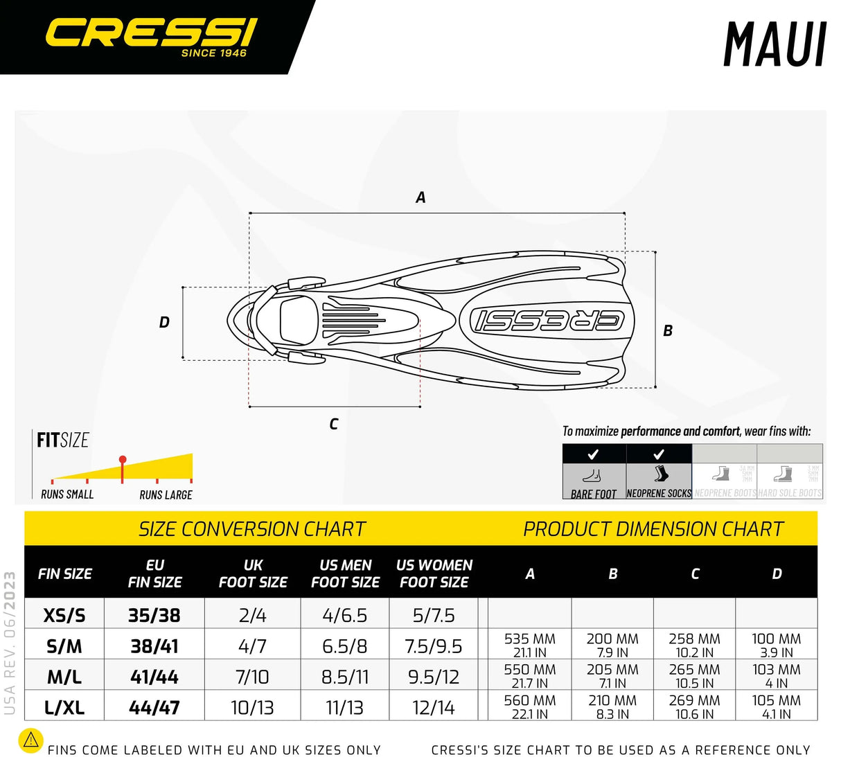 Cressi Maui Fin Cressi