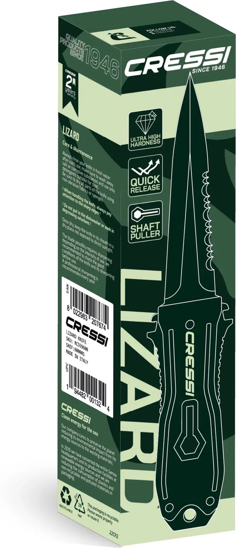 Cressi Lizard Knife Cressi