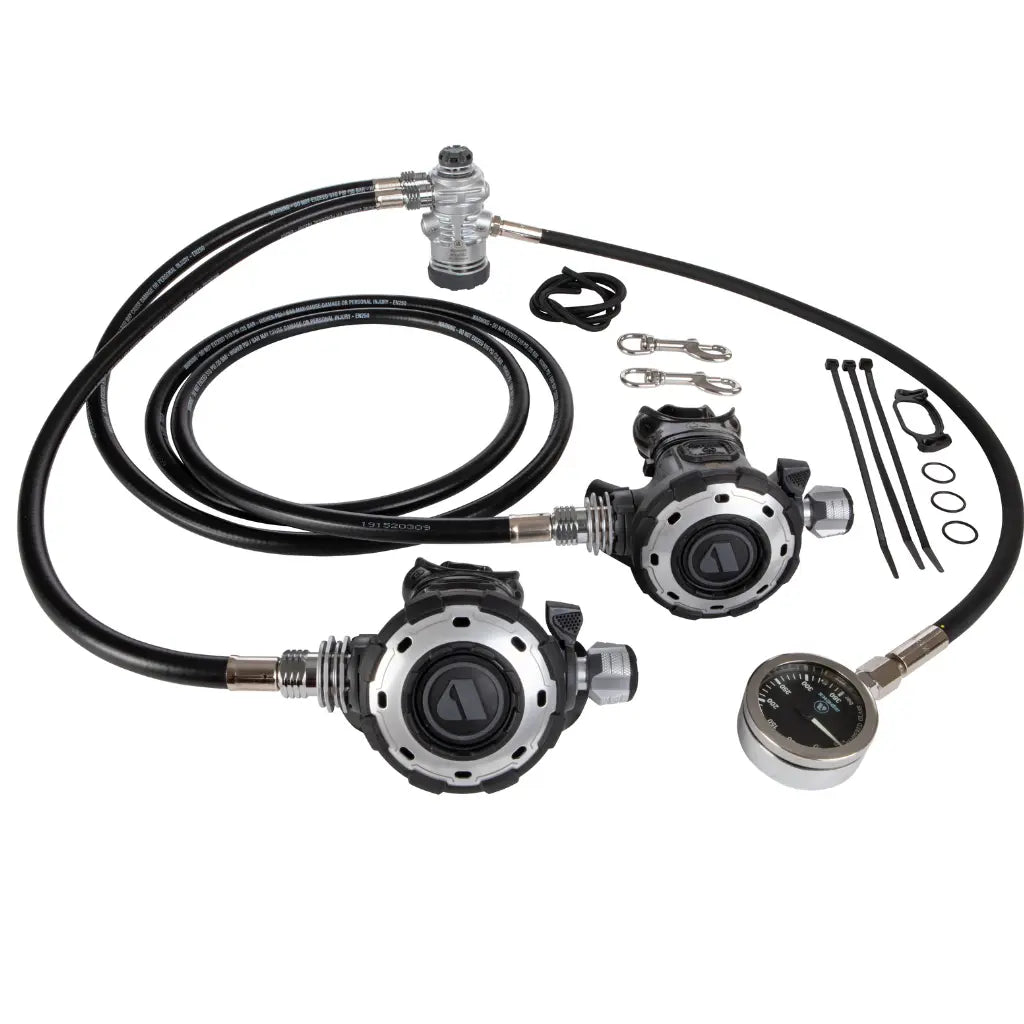 Apeks Mtx-Rc Single Cylinder Long Hose Set, Stage 4, Reg Bag Included Apeks