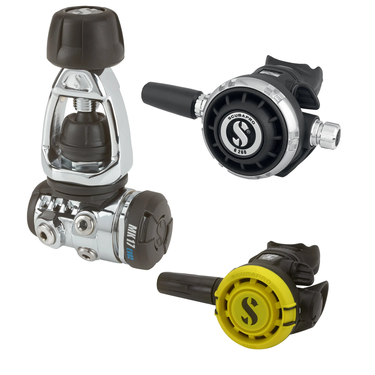 MK17 EVO 2 G260 Dive Regulator System Aquanauts