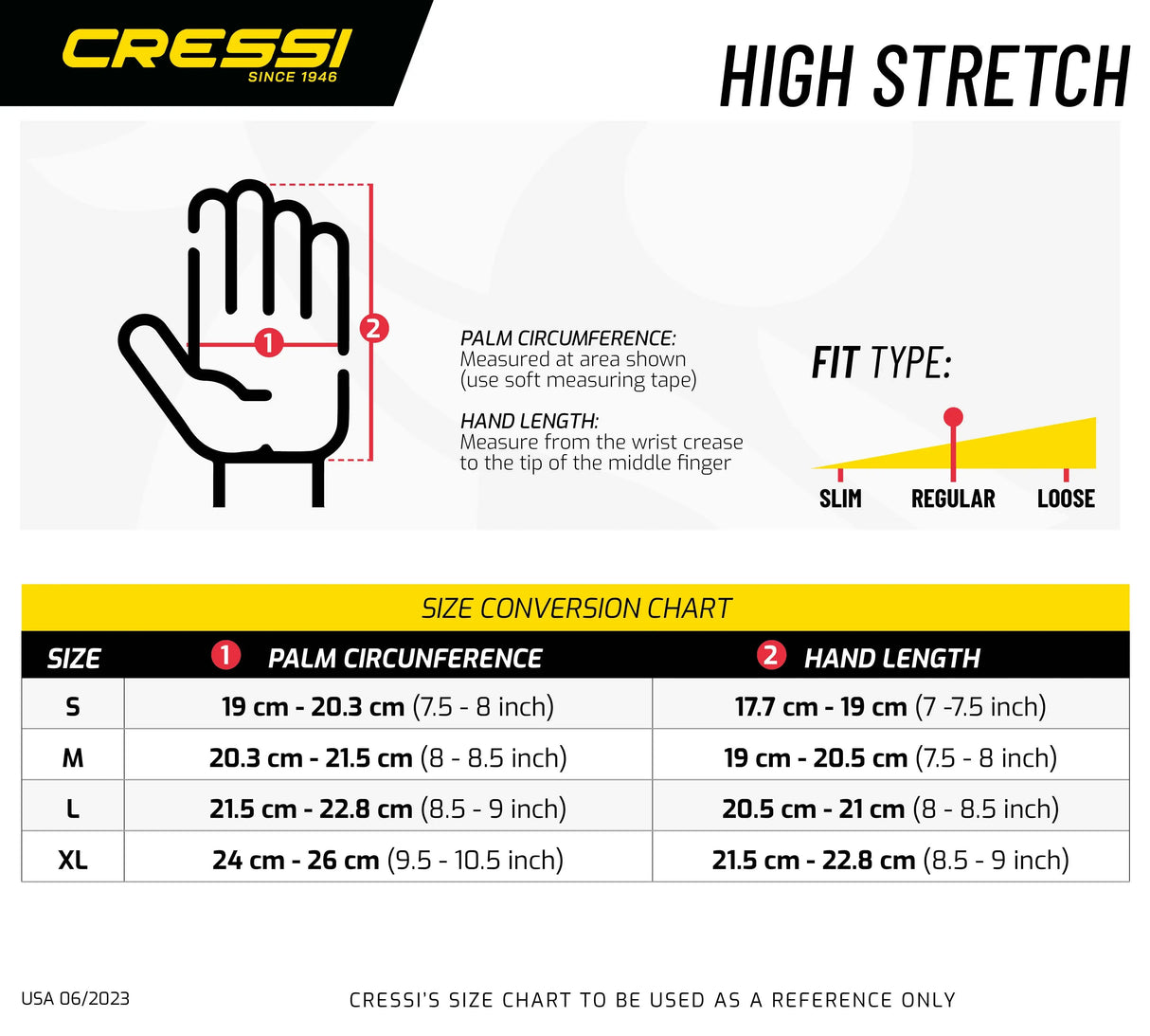 Cressi High Stretch Gloves Cressi