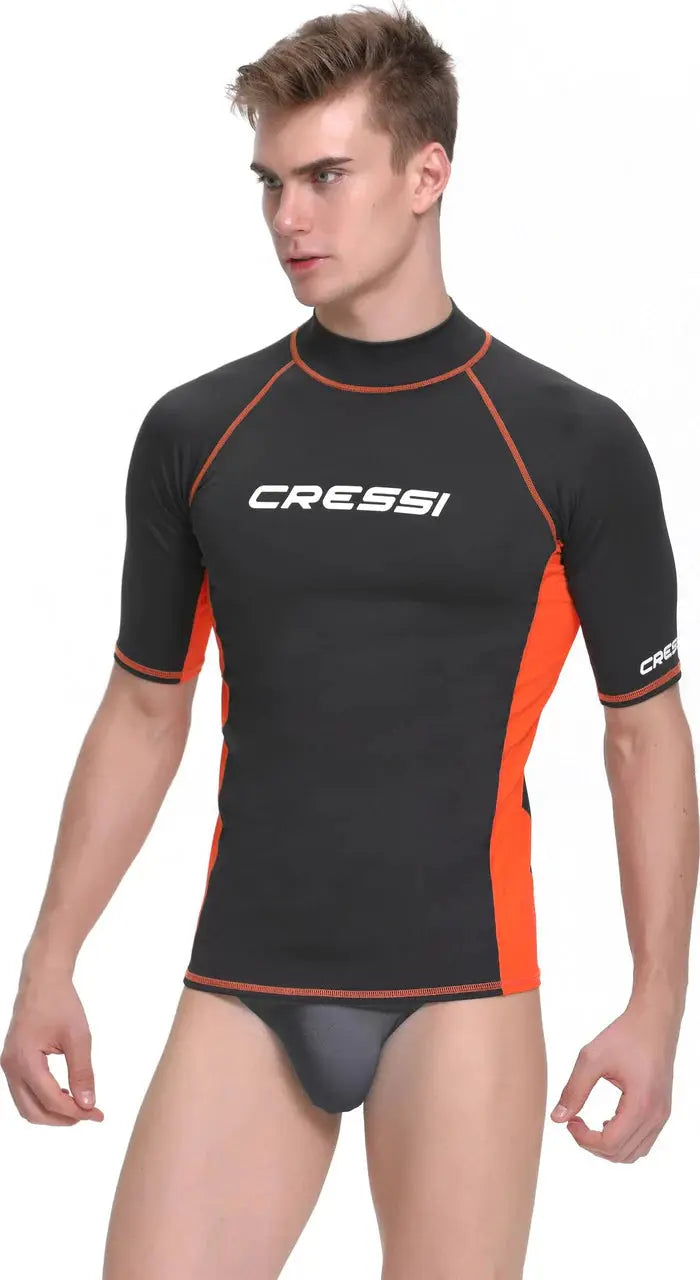 Cressi Short Sleeve Mans Rashgaurd Cressi By The Sea