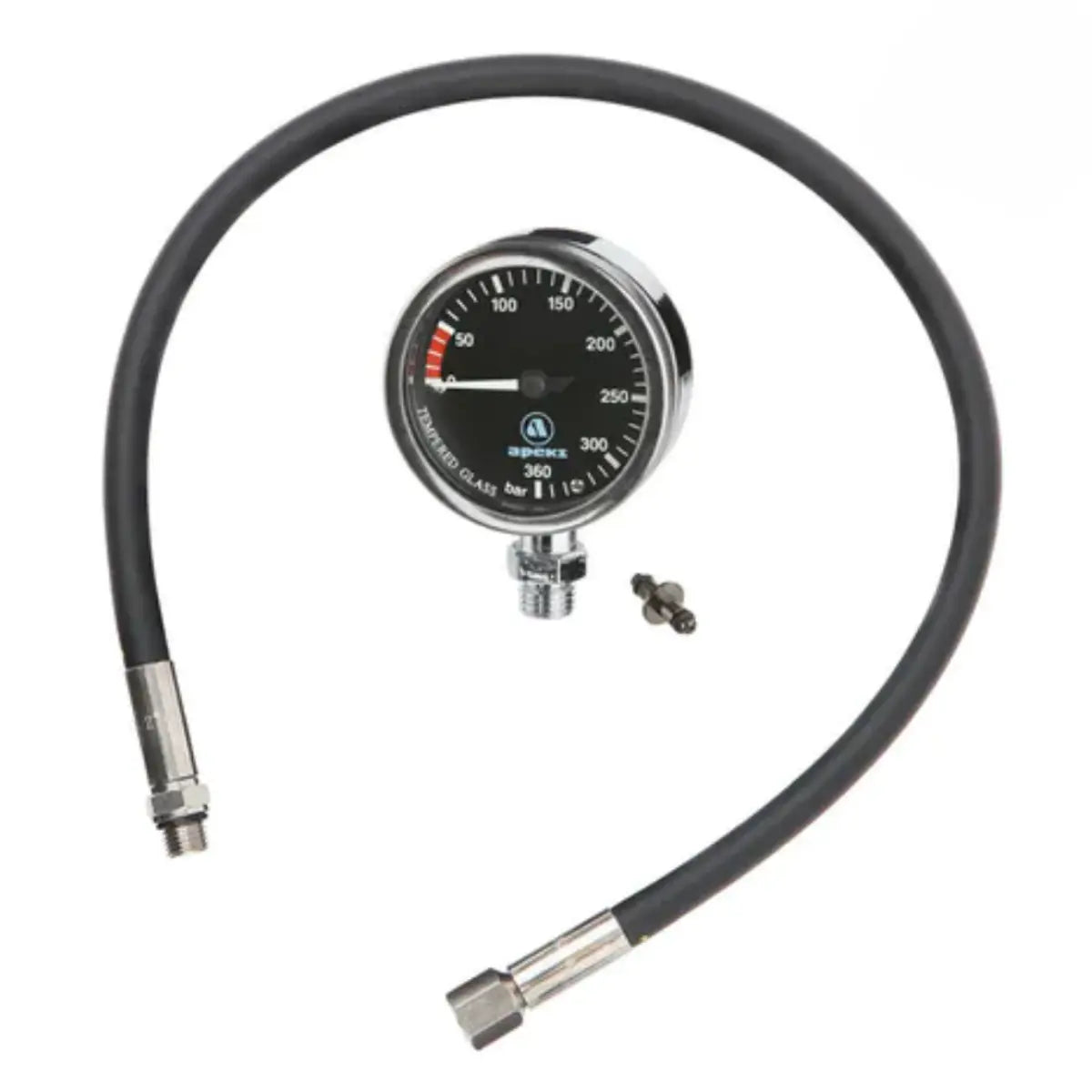 Apeks Tek Gauge SPG & 26" Hp Hose Apeks