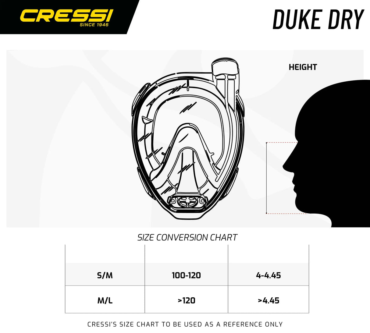 Cressi Duke Full Face Mask Cressi By The Sea