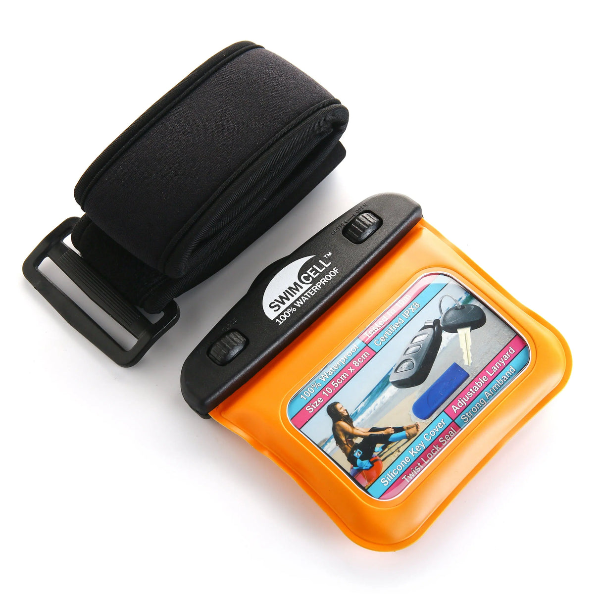 Swimcell Waterproof Key Case Armband SwimCell