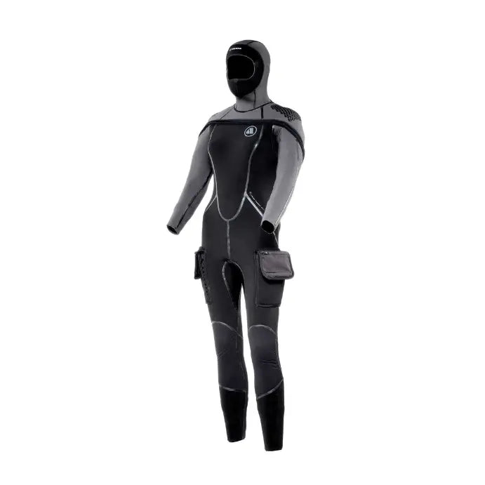 Apeks Thermiq Adv. Jumpsuit 8/7mm Women Black Grey Apeks