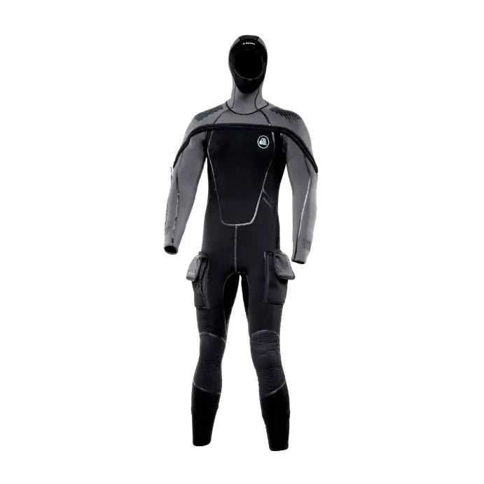 Apeks Thermiq Adv. Jumpsuit 8/7mm Mens Black Grey Apeks