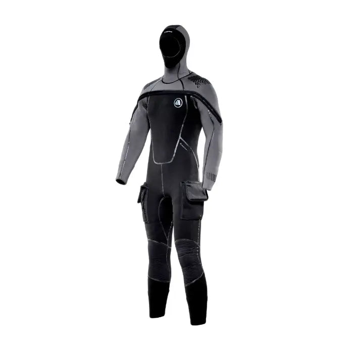 Apeks Thermiq Adv. Jumpsuit 8/7mm Mens Black Grey Apeks