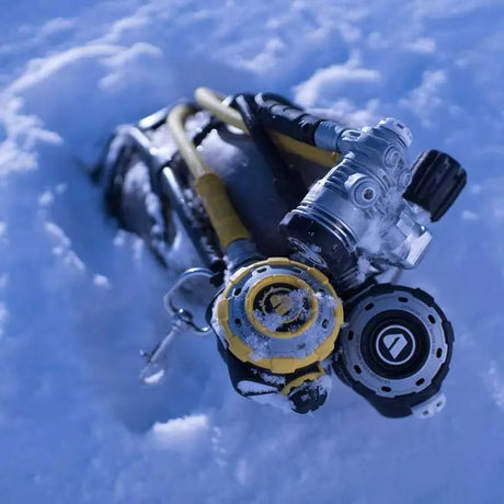 Apeks regulators in the snow