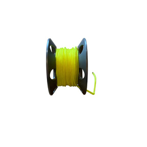 Nautilus 15m Aluminium Spool with Flo Yellow Line Nautilus