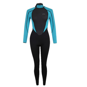 Typhoon Storm 2.8Mm Womens Wetsuit BLACK-AQUA