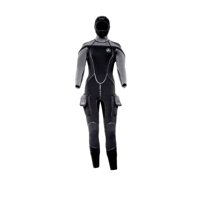 Apeks Thermiq Adv. Jumpsuit 8/7mm Women Black Grey
