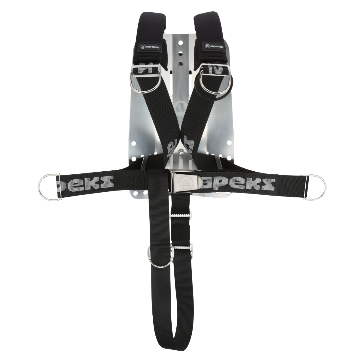 APEKS DLX HARNESS WITH STAINLESS STEEL BACKPLATE