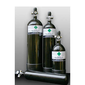 12 Litre 300 Bar Air Gun Charging Cylinder Midland Diving Equipment